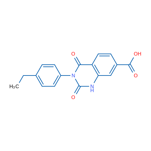 3-(4-Ethylphenyl)-2,4-dioxo-1,2,3,4-tetrahydroquinazoline-7-carboxylic acid 1g