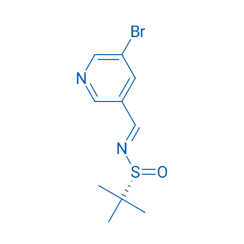 (R,E)-N-((5-BROMOPYRIDIN-3-YL)METHYLENE)-2-METHYLPROPANE-2-SULFINAMIDE 250mg