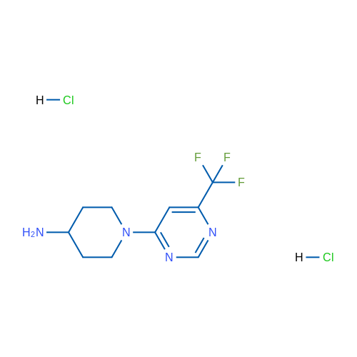 1-(6-(Trifluoromethyl)pyrimidin-4-yl)piperidin-4-amine dihydrochloride 1g