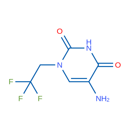 5-Amino-1-(2,2,2-trifluoroethyl)-1,2,3,4-tetrahydropyrimidine-2,4-dione 1g