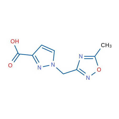 1-((5-Methyl-1,2,4-oxadiazol-3-yl)methyl)-1H-pyrazole-3-carboxylic acid 1g