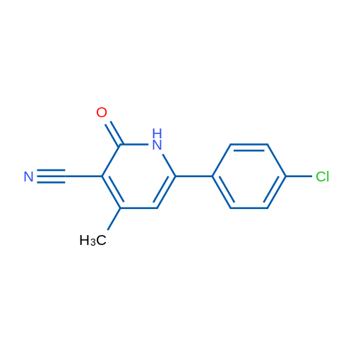 6-(4-Chlorophenyl)-4-methyl-2-oxo-1,2-dihydropyridine-3-carbonitrile 1g