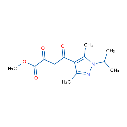 Methyl 4-(1-isopropyl-3,5-dimethyl-1H-pyrazol-4-yl)-2,4-dioxobutanoate 1g