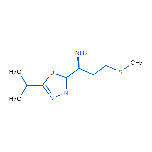 (S)-1-(5-Isopropyl-1,3,4-oxadiazol-2-yl)-3-(methylthio)propan-1-amine 1g