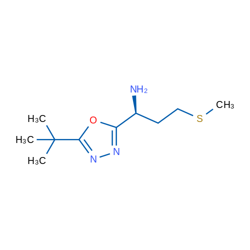 (S)-1-(5-(tert-Butyl)-1,3,4-oxadiazol-2-yl)-3-(methylthio)propan-1-amine 1g