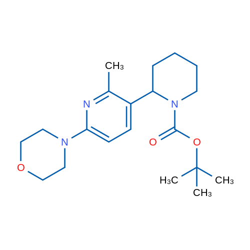 tert-Butyl 2-(2-methyl-6-morpholinopyridin-3-yl)piperidine-1-carboxylate 1g