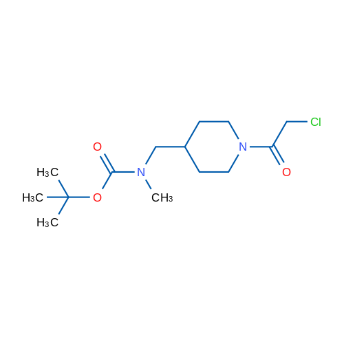 tert-Butyl ((1-(2-chloroacetyl)piperidin-4-yl)methyl)(methyl)carbamate 1g