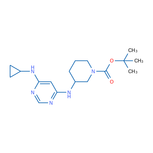 tert-Butyl 3-((6-(cyclopropylamino)pyrimidin-4-yl)amino)piperidine-1-carboxylate 1g