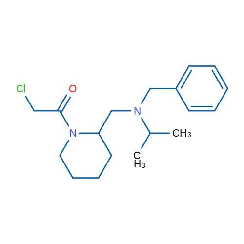 1-(2-((Benzyl(isopropyl)amino)methyl)piperidin-1-yl)-2-chloroethanone 1g