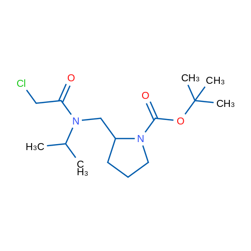 tert-Butyl 2-((2-chloro-N-isopropylacetamido)methyl)pyrrolidine-1-carboxylate 1g