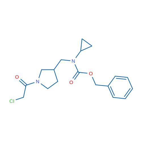 Benzyl ((1-(2-chloroacetyl)pyrrolidin-3-yl)methyl)(cyclopropyl)carbamate 1g