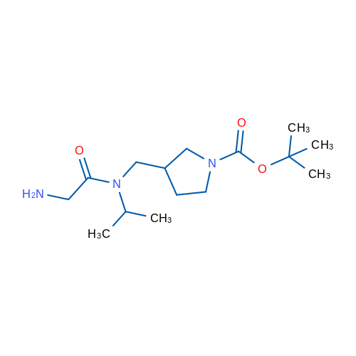 tert-Butyl 3-((2-amino-N-isopropylacetamido)methyl)pyrrolidine-1-carboxylate 1g