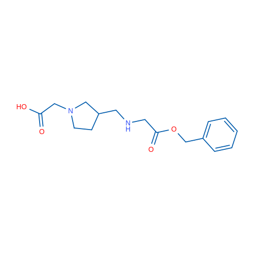 2-(3-(((2-(Benzyloxy)-2-oxoethyl)amino)methyl)pyrrolidin-1-yl)acetic acid 1g
