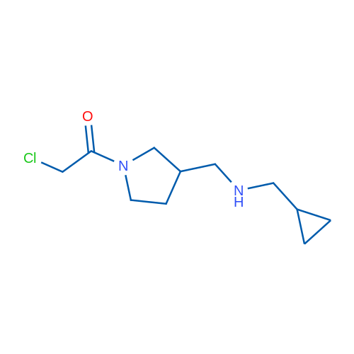 2-Chloro-1-(3-(((cyclopropylmethyl)amino)methyl)pyrrolidin-1-yl)ethanone 1g