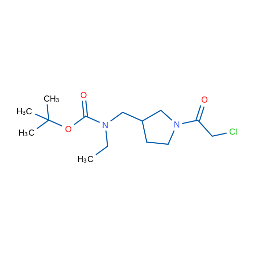 tert-Butyl ((1-(2-chloroacetyl)pyrrolidin-3-yl)methyl)(ethyl)carbamate 1g