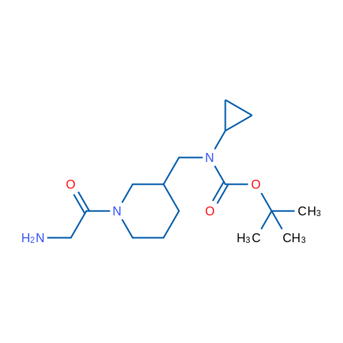 tert-Butyl ((1-(2-aminoacetyl)piperidin-3-yl)methyl)(cyclopropyl)carbamate 1g