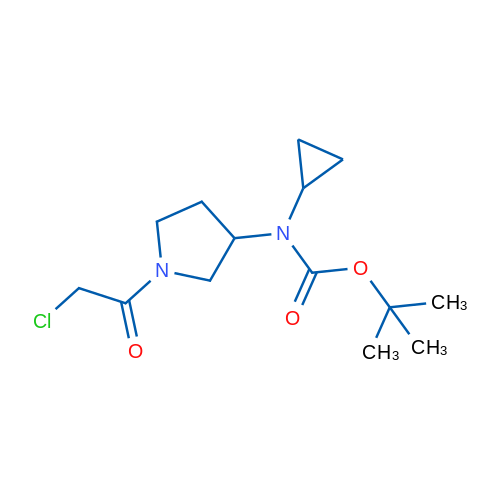 tert-Butyl (1-(2-chloroacetyl)pyrrolidin-3-yl)(cyclopropyl)carbamate 1g