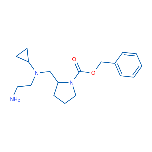 Benzyl 2-(((2-aminoethyl)(cyclopropyl)amino)methyl)pyrrolidine-1-carboxylate 1g