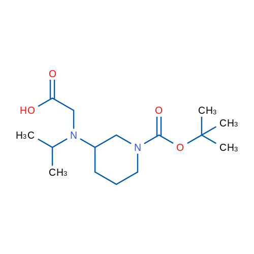 2-((1-(tert-Butoxycarbonyl)piperidin-3-yl)(isopropyl)amino)acetic acid 1g