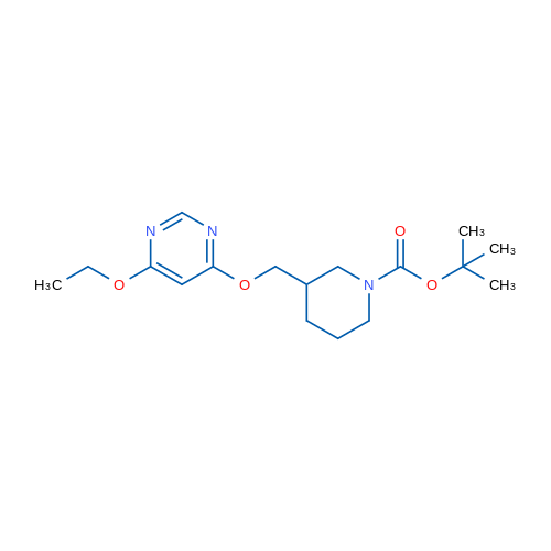 tert-Butyl 3-(((6-ethoxypyrimidin-4-yl)oxy)methyl)piperidine-1-carboxylate 1g
