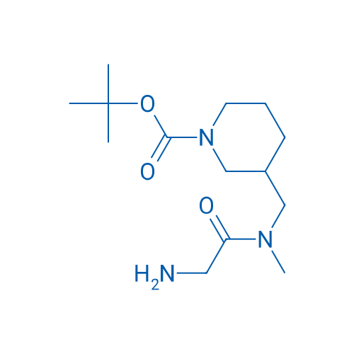 tert-Butyl 3-((2-amino-N-methylacetamido)methyl)piperidine-1-carboxylate 1g