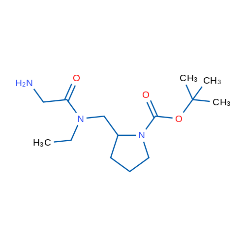 tert-Butyl 2-((2-amino-N-ethylacetamido)methyl)pyrrolidine-1-carboxylate 1g