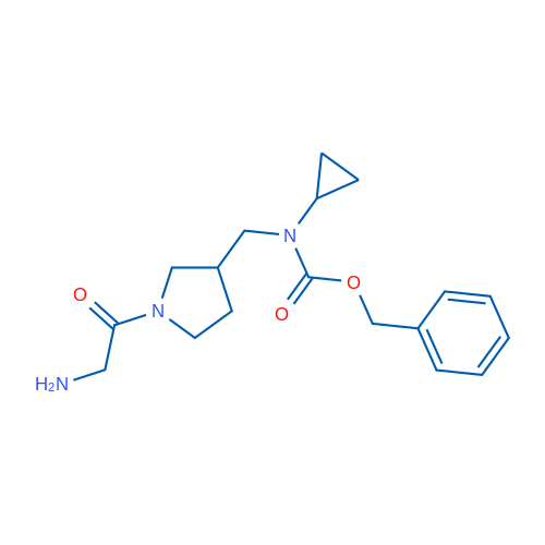 Benzyl ((1-(2-aminoacetyl)pyrrolidin-3-yl)methyl)(cyclopropyl)carbamate 1g