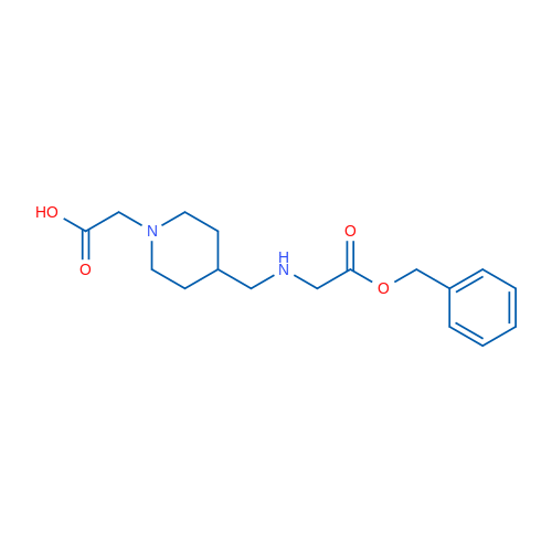 2-(4-(((2-(Benzyloxy)-2-oxoethyl)amino)methyl)piperidin-1-yl)acetic acid 1g