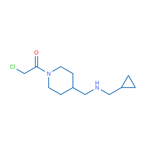 2-Chloro-1-(4-(((cyclopropylmethyl)amino)methyl)piperidin-1-yl)ethanone 1g