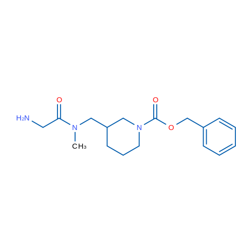 Benzyl 3-((2-amino-N-methylacetamido)methyl)piperidine-1-carboxylate 1g
