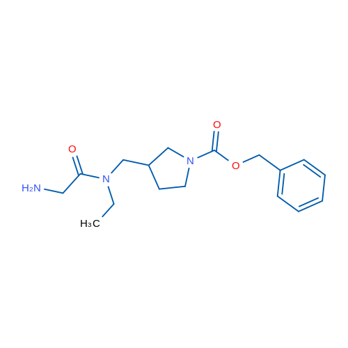 Benzyl 3-((2-amino-N-ethylacetamido)methyl)pyrrolidine-1-carboxylate 1g