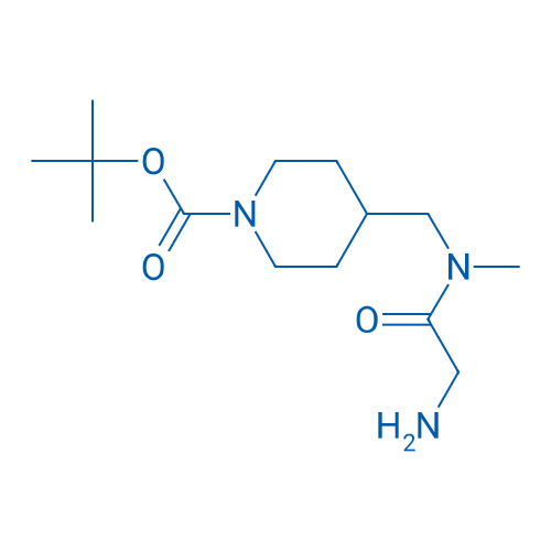 tert-Butyl 4-((2-amino-N-methylacetamido)methyl)piperidine-1-carboxylate 1g