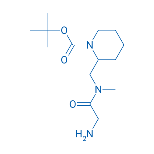 tert-Butyl 2-((2-amino-N-methylacetamido)methyl)piperidine-1-carboxylate 1g