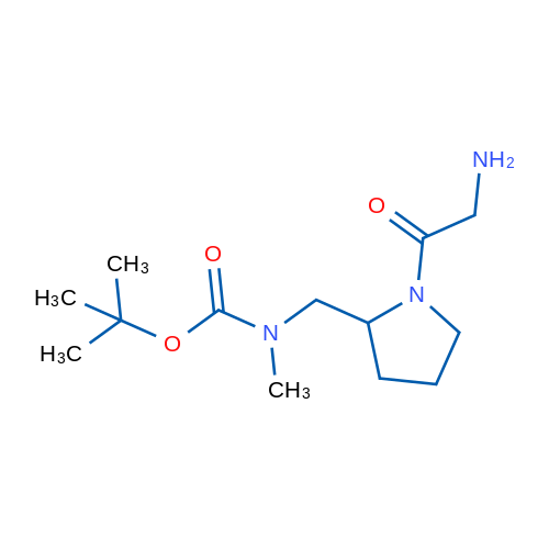 tert-Butyl ((1-(2-aminoacetyl)pyrrolidin-2-yl)methyl)(methyl)carbamate 1g