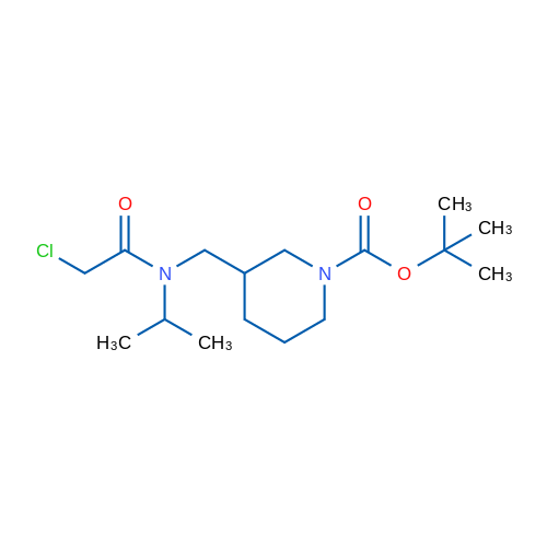 tert-Butyl 3-((2-chloro-N-isopropylacetamido)methyl)piperidine-1-carboxylate 1g