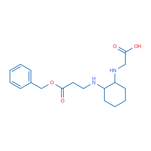 2-((2-((3-(Benzyloxy)-3-oxopropyl)amino)cyclohexyl)amino)acetic acid 1g