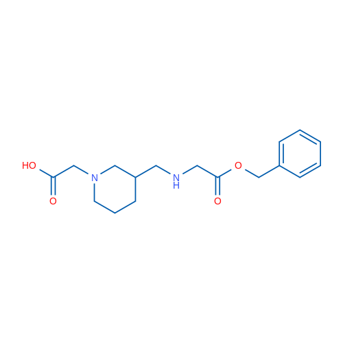 2-(3-(((2-(Benzyloxy)-2-oxoethyl)amino)methyl)piperidin-1-yl)acetic acid 1g