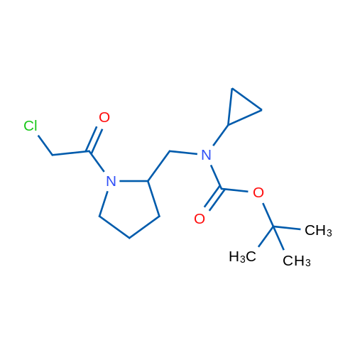 tert-Butyl ((1-(2-chloroacetyl)pyrrolidin-2-yl)methyl)(cyclopropyl)carbamate 1g