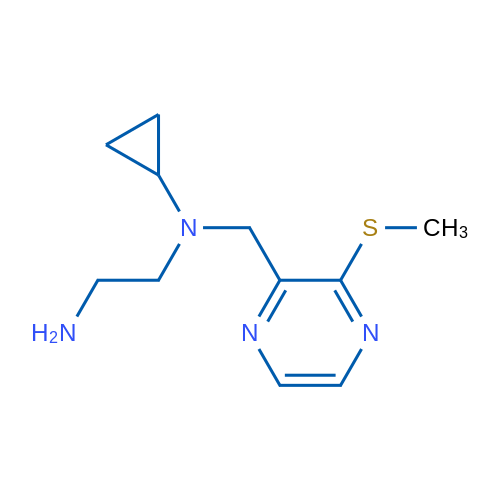 N1-Cyclopropyl-N1-((3-(methylthio)pyrazin-2-yl)methyl)ethane-1,2-diamine 1g