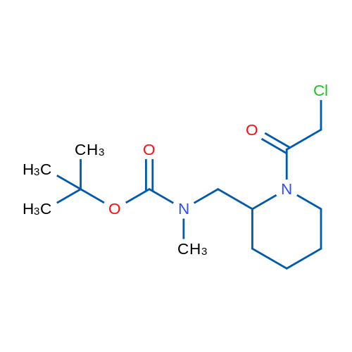 tert-Butyl ((1-(2-chloroacetyl)piperidin-2-yl)methyl)(methyl)carbamate 1g