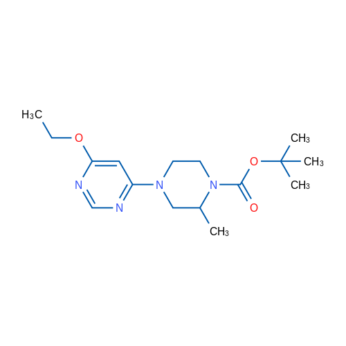 tert-Butyl 4-(6-ethoxypyrimidin-4-yl)-2-methylpiperazine-1-carboxylate 1g