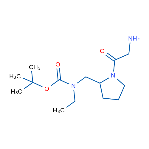 tert-Butyl ((1-(2-aminoacetyl)pyrrolidin-2-yl)methyl)(ethyl)carbamate 1g