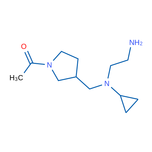1-(3-(((2-Aminoethyl)(cyclopropyl)amino)methyl)pyrrolidin-1-yl)ethanone 1g