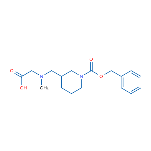 2-(((1-((Benzyloxy)carbonyl)piperidin-3-yl)methyl)(methyl)amino)acetic acid 1g