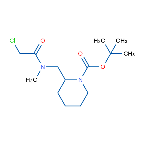 tert-Butyl 2-((2-chloro-N-methylacetamido)methyl)piperidine-1-carboxylate 1g