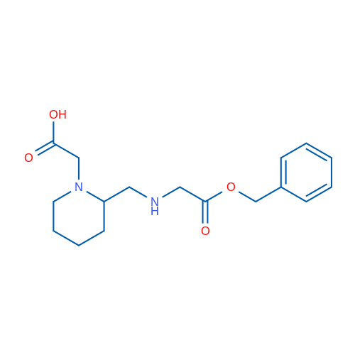 2-(2-(((2-(Benzyloxy)-2-oxoethyl)amino)methyl)piperidin-1-yl)acetic acid 1g