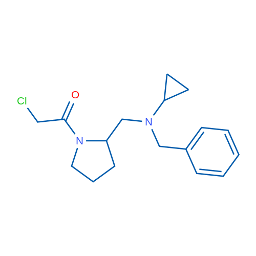 1-(2-((Benzyl(cyclopropyl)amino)methyl)pyrrolidin-1-yl)-2-chloroethanone 1g