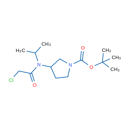tert-Butyl 3-(2-chloro-N-isopropylacetamido)pyrrolidine-1-carboxylate 1g
