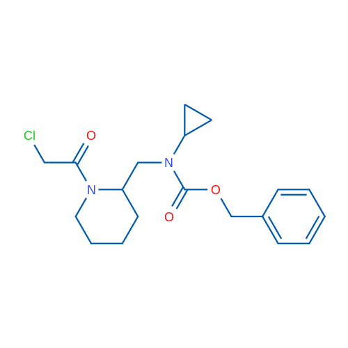 Benzyl ((1-(2-chloroacetyl)piperidin-2-yl)methyl)(cyclopropyl)carbamate 1g