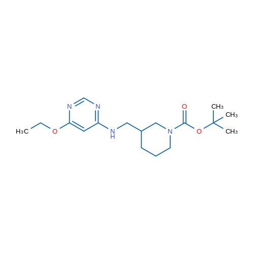 tert-Butyl 3-(((6-ethoxypyrimidin-4-yl)amino)methyl)piperidine-1-carboxylate 1g
